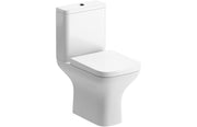Agarwood Short Projection Close Coupled Open Back WC & Wrapover Soft Close Seat