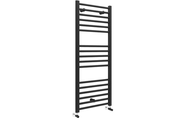 Azure Straight 30mm Ladder Radiator (500x1200x30mm) - Matt Black