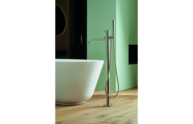Vema Tiber Wall Mounted Bath/Shower Mixer - St/Steel