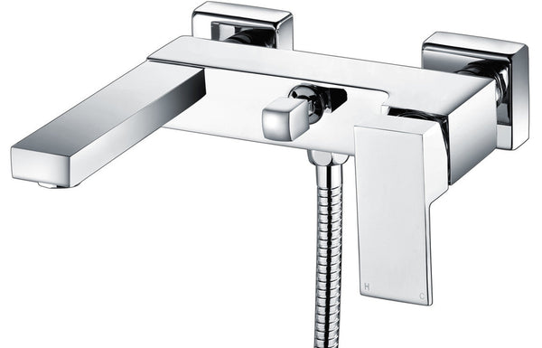 Zed Wall Mounted Shower Mixer & Shower Kit - Chrome