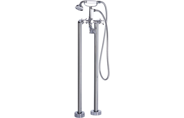 Ferrara Floor Standing Bath/Shower Mixer - Chrome
