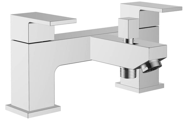 Tullio Bath/Shower Mixer & Bracket - Chrome
