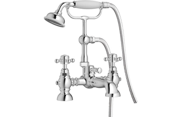 York Bath/Shower Mixer & Shower Kit - Chrome