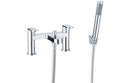 Andorra Bath/Shower Mixer & Bracket - Chrome