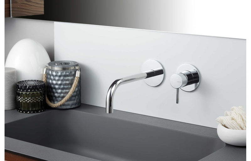 Vema Maira Wall Mounted Basin Mixer - Chrome