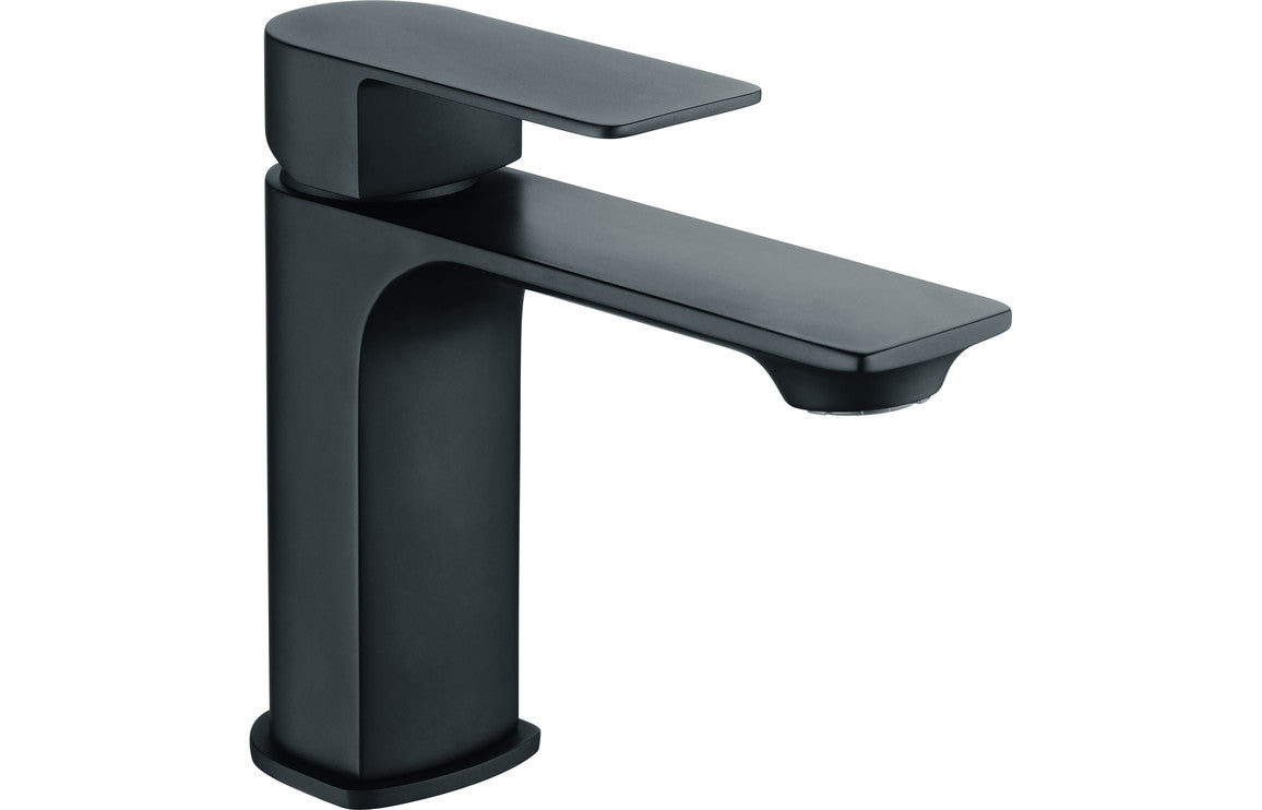 Delfino Basin Mixer & Waste - Matt Black