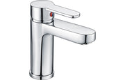 Alzira Basin Mixer & Waste - Chrome