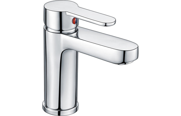Alzira Basin Mixer & Waste - Chrome