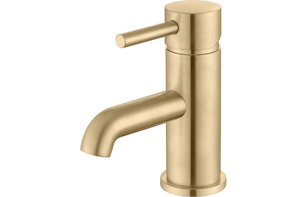 Sirena Basin Mixer & Waste - Brushed Brass