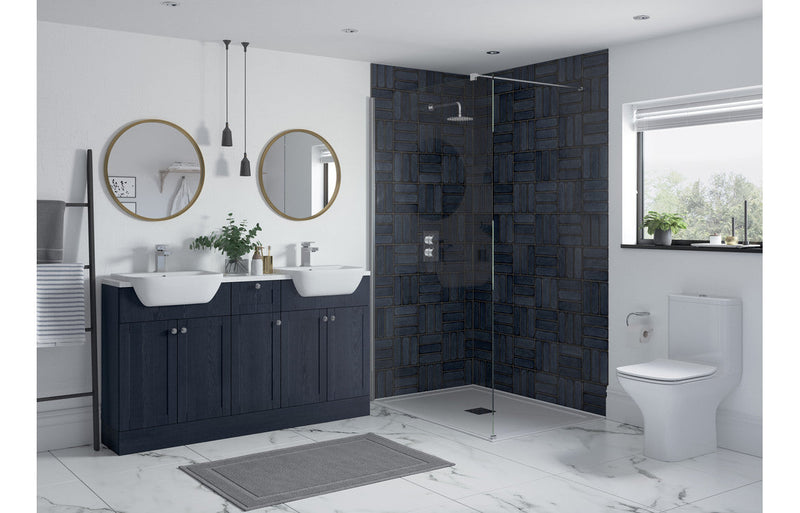 Cello 500mm 2 Door Basin Unit - Indigo Ash