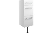 Aria 300mm 3 Drawer Unit - White Gloss