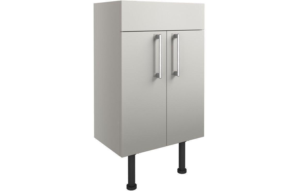 Aria 500mm Basin Unit - Light Grey Gloss