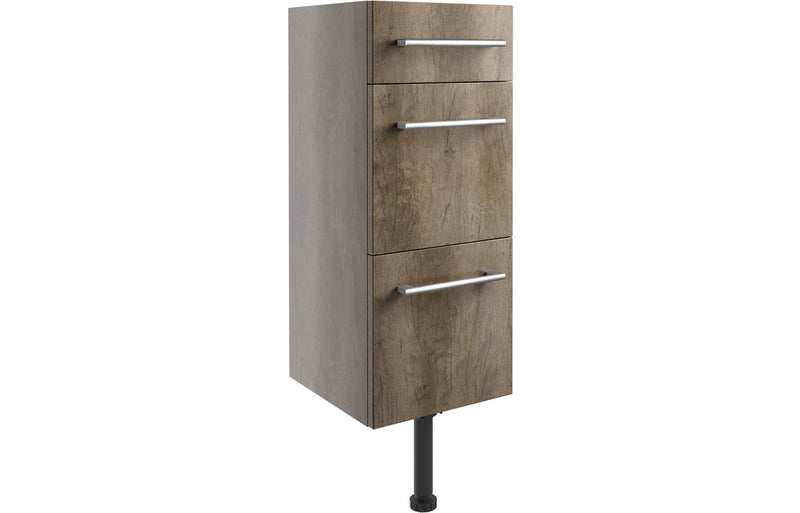 Aria 300mm 3 Drawer Unit - Nebraska Oak