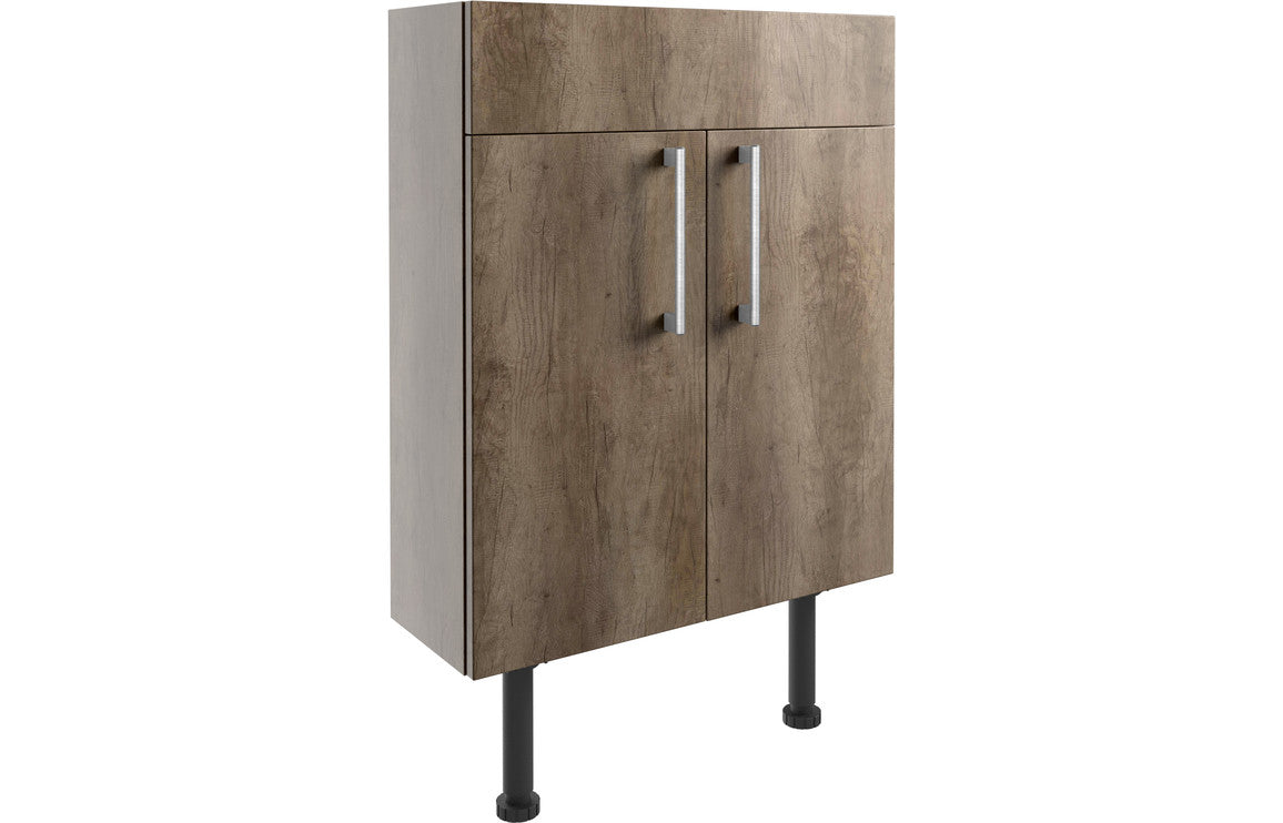 Aria 600mm Slim Basin Unit - Nebraska Oak
