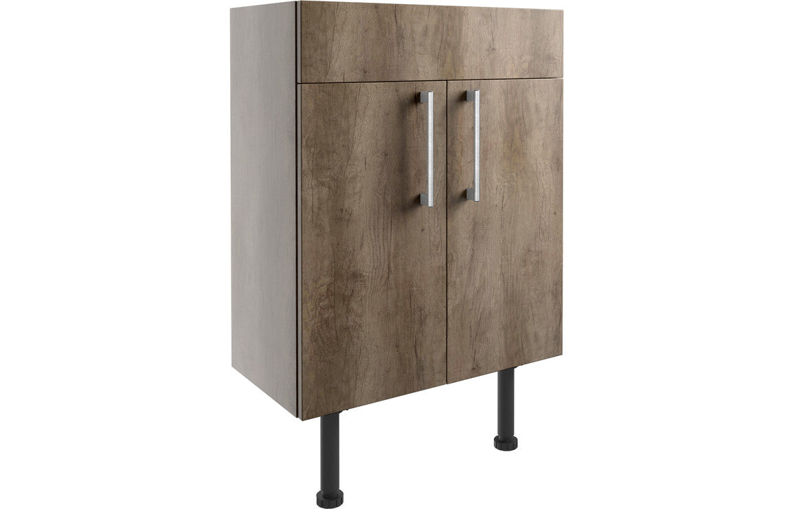 Aria 600mm Basin Unit - Nebraska Oak