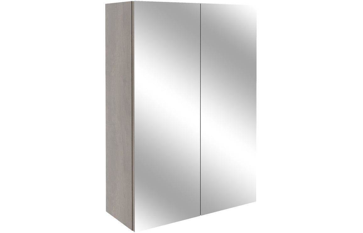 Aria 500mm Mirrored Unit - Nebraska Oak