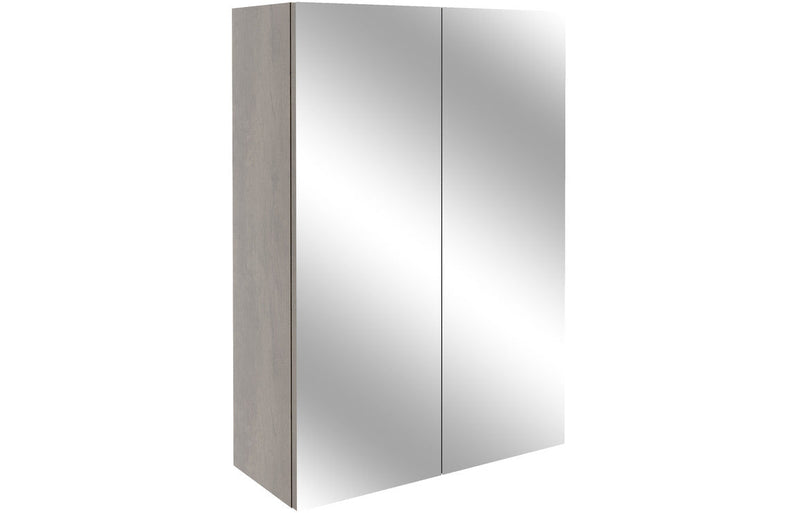 Aria 500mm Mirrored Unit - Nebraska Oak
