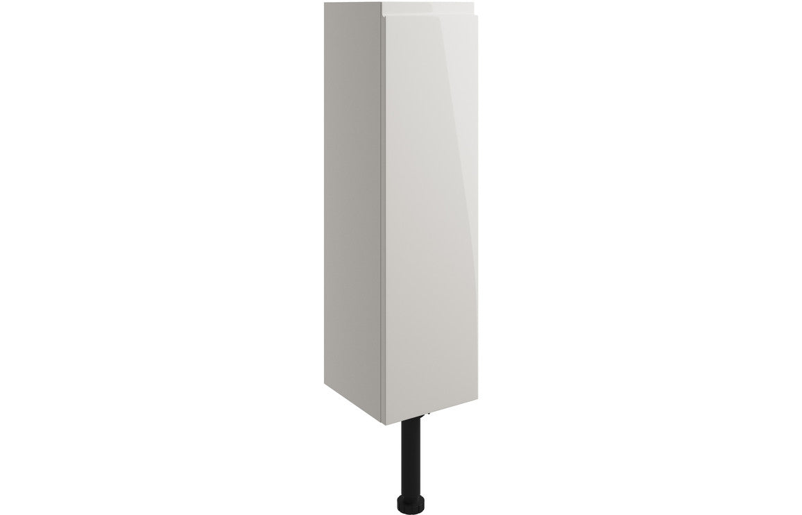 Trysta 200mm Slim Base Unit - Pearl Grey Gloss