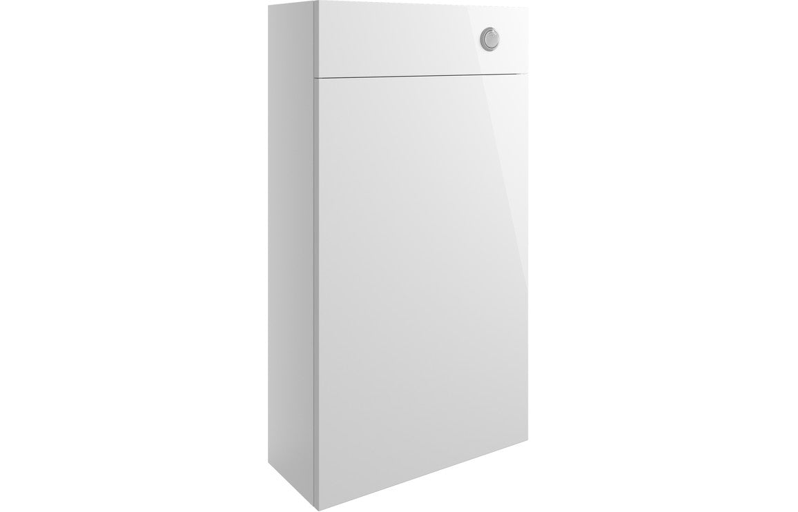 Trysta 500mm Slim WC Unit - White Gloss
