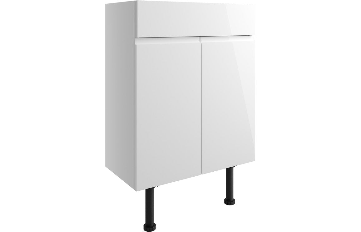 Trysta 600mm Basin Unit - White Gloss