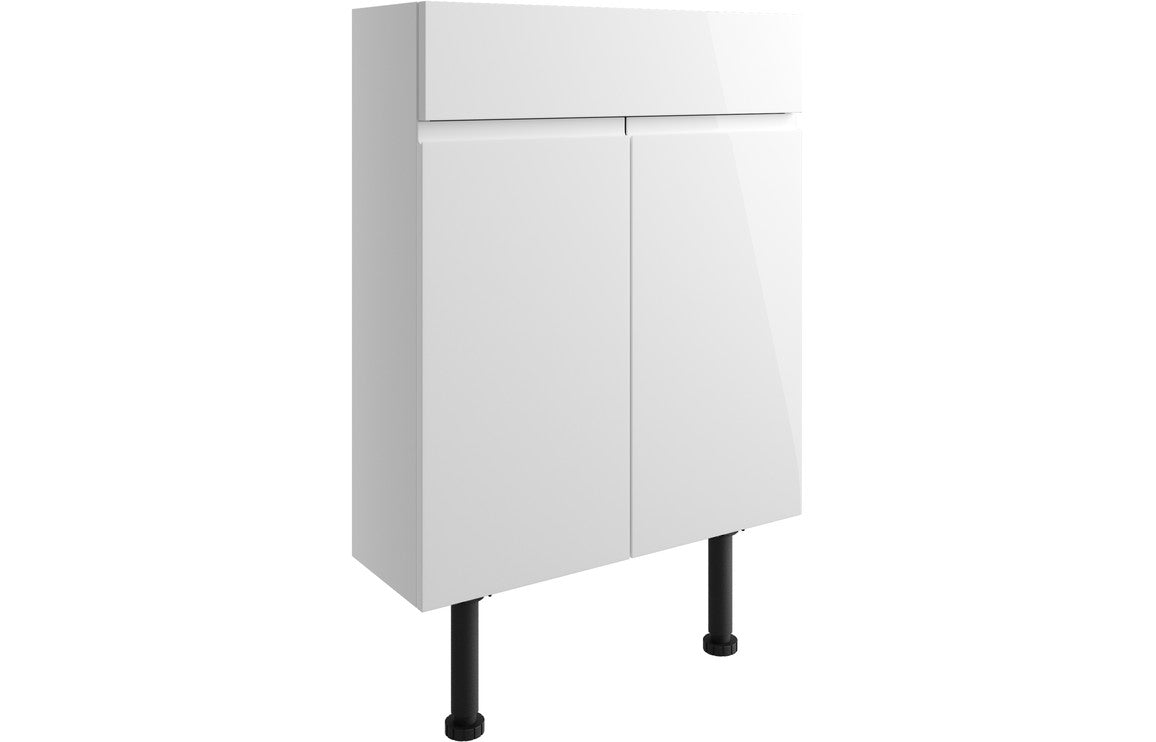 Trysta 600mm Slim Basin Unit - White Gloss