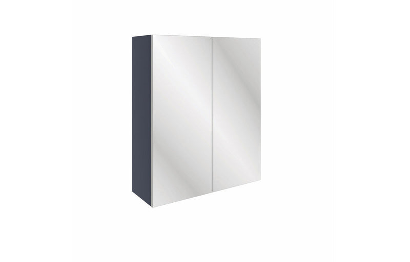 Trysta 600mm Mirrored Wall Unit - Matt Indigo Blue