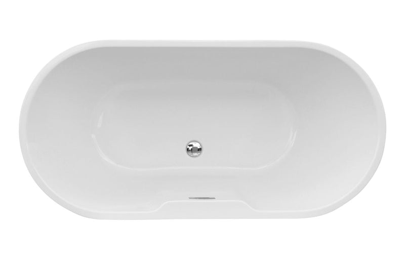 Paisley Free Standing 1550x745x580mm 0TH Bath - White