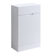 Crescent 500mm Waterproof PVC Curved WC Unit