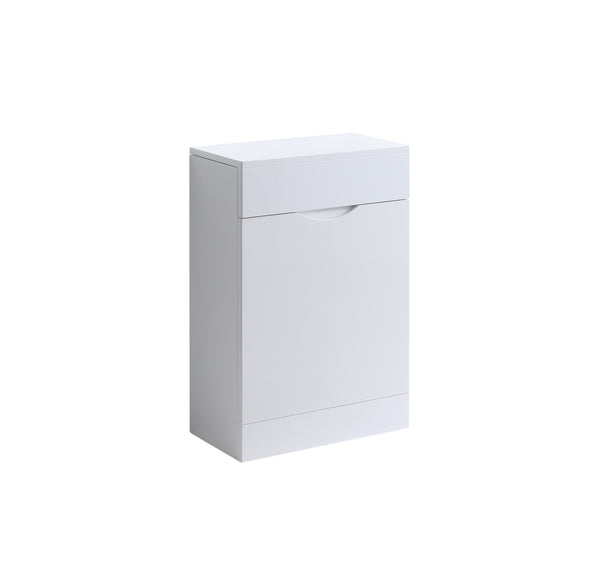 Crescent 500mm Waterproof PVC Curved WC Unit