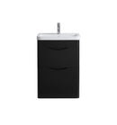 Crescent 600mm Waterproof Curved PVC Vanity Unit With Drawers and Basin