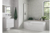 Destiny Space Saving 1700x740x560mm 0TH Bath w/Legs (LH)