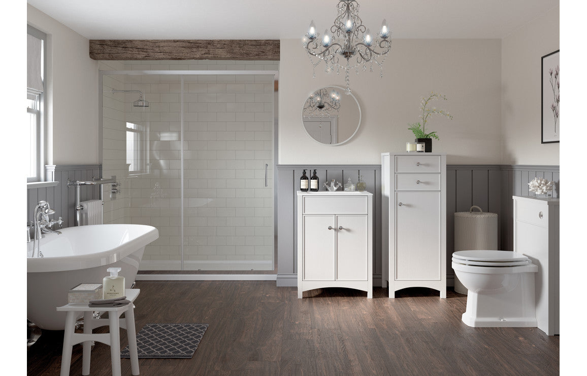 Platinum 1400mm Sliding Door - Chrome