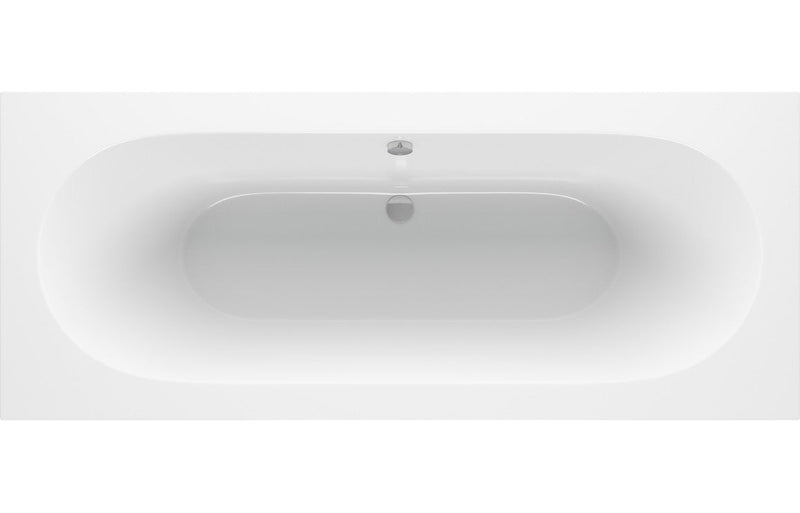 Florida Round Double End 1800x800x550mm 0TH Bath w/Legs