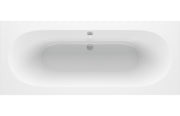 Florida Round Double End SUPERCAST 1700x750x550mm 0TH Bath w/Legs