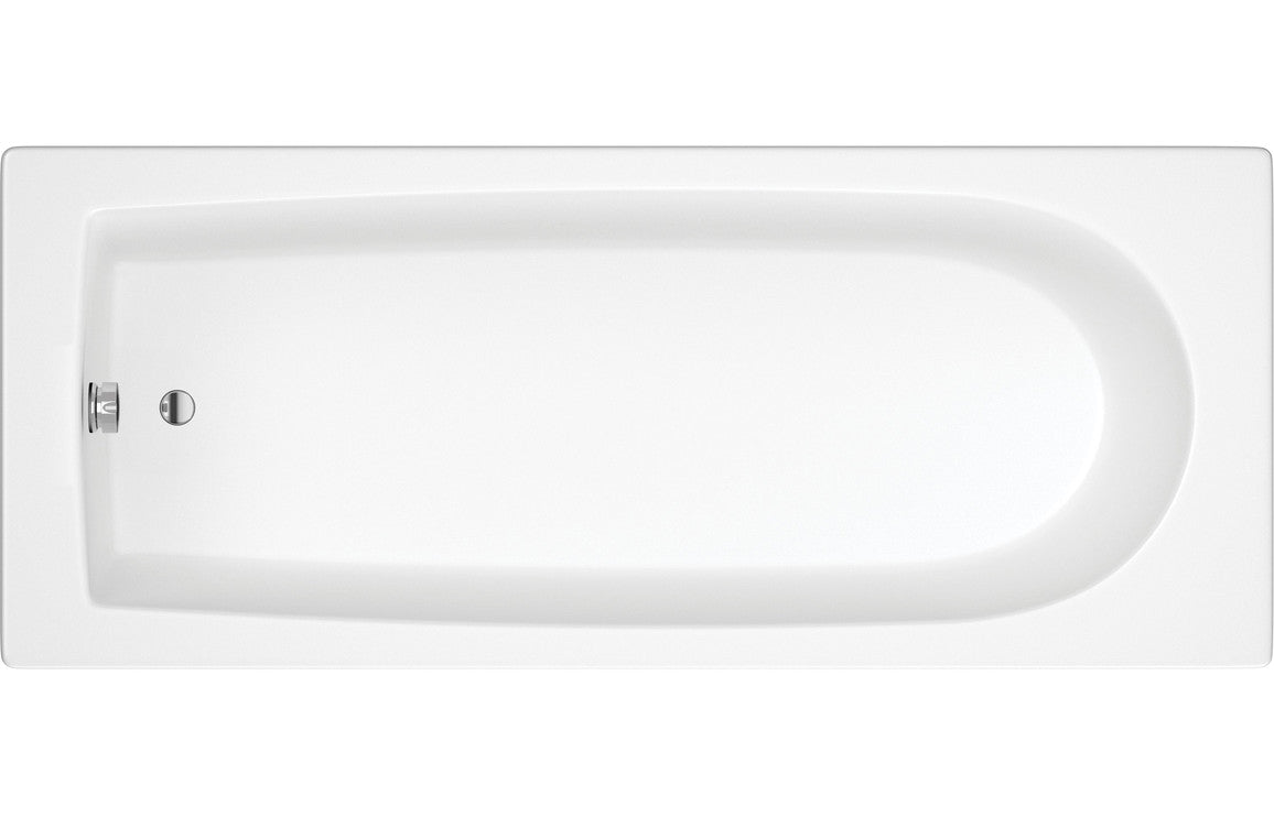 Florida Round Single End SUPERCAST 1500x700x550mm 0TH Bath w/Legs