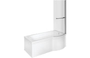 Europa P Shape SUPERCAST 1700x850x560mm 0TH Bath w/Legs (RH)