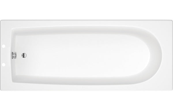 Smith D Shape Single End SUPERCAST 1700x700x550mm 2TH Bath w/Legs