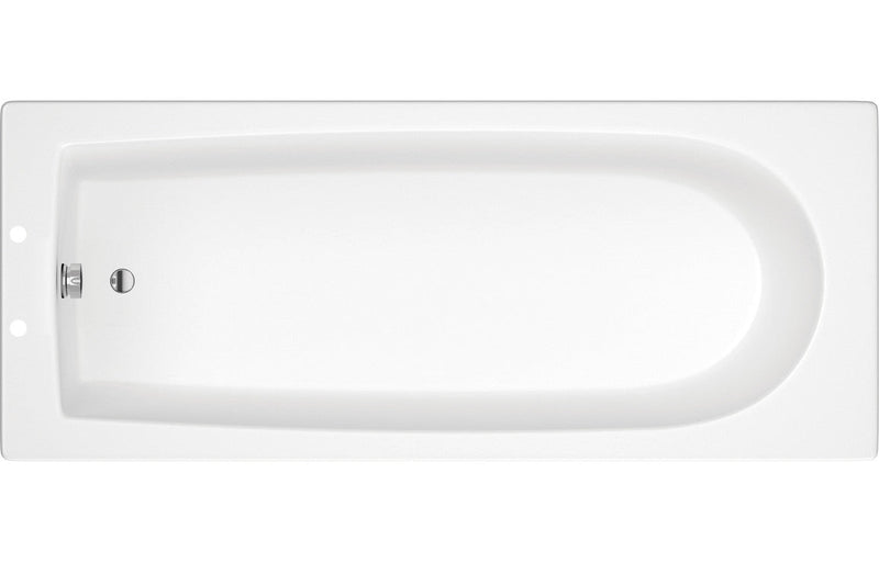 Smith D Shape Single End SUPERCAST 1700x700x550mm 2TH Bath w/Legs