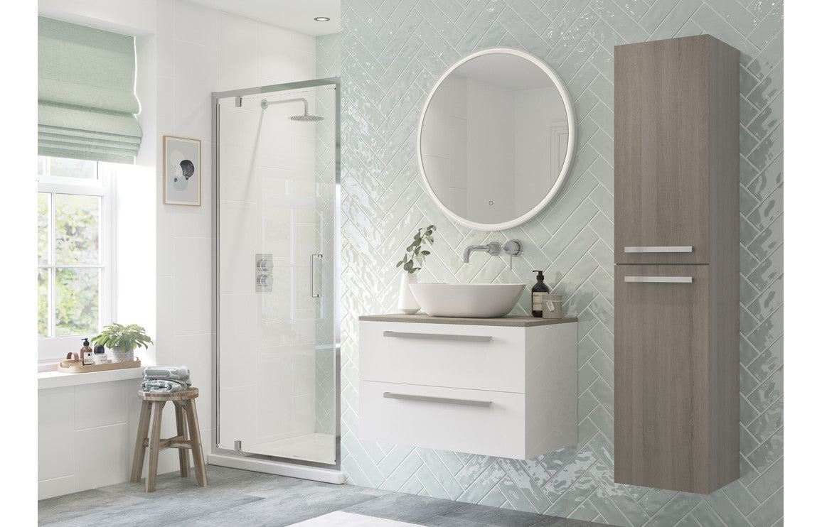 Platinum 900mm Pivot Door - Chrome