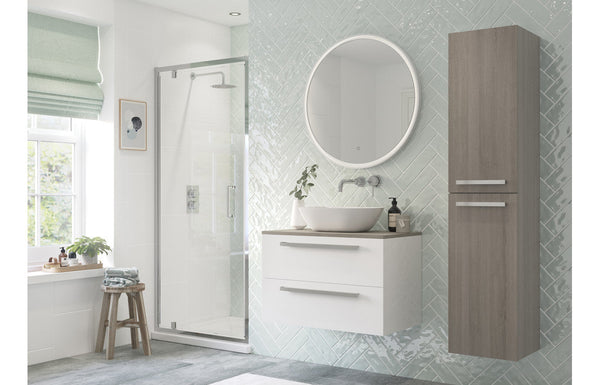Platinum 800mm Pivot Door - Chrome