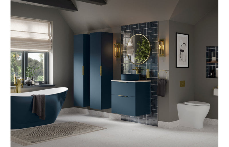 Serenita 500mm WC Unit - Matt Deep Blue