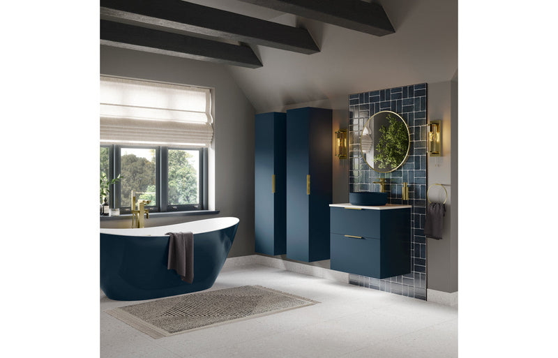 Serenita 500mm WC Unit - Matt Deep Blue