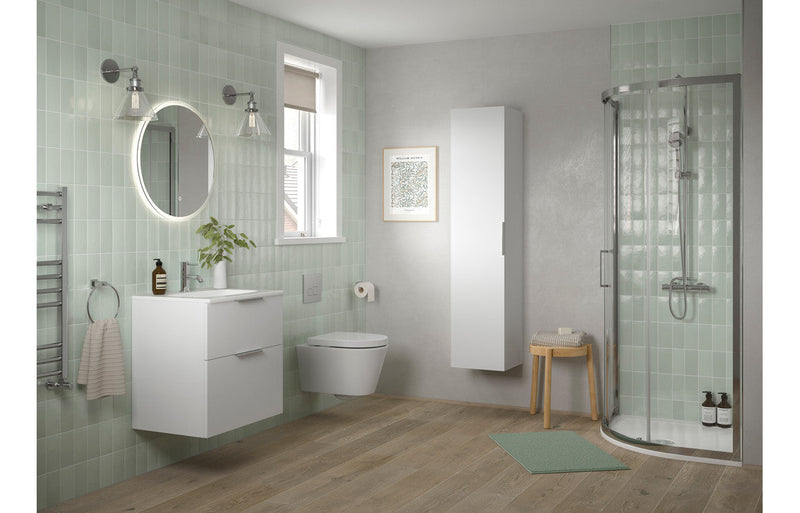 Serenita 500mm WC Unit - Matt White