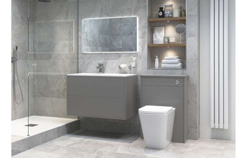 Emilia Rimless Back To Wall Comfort Height WC & Soft Close Seat