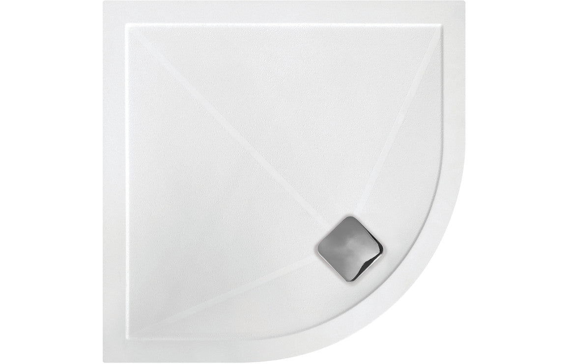 25mm Anti-Slip Ultra-Slim 1200mm x 900mm Offset Quadrant Tray (No waste) (LH)