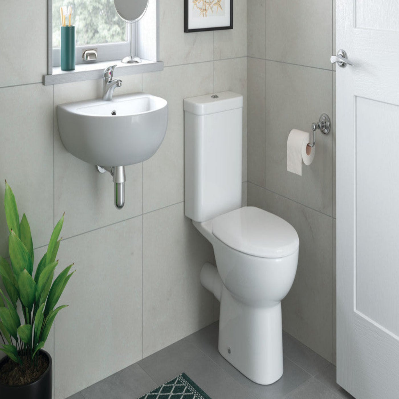 Roma Back To Wall WC & Soft Close Seat