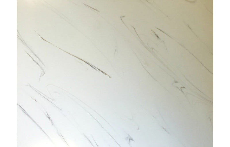 Solid Slim Surface 1220x330x12mm Worktop - Calcatta Marble