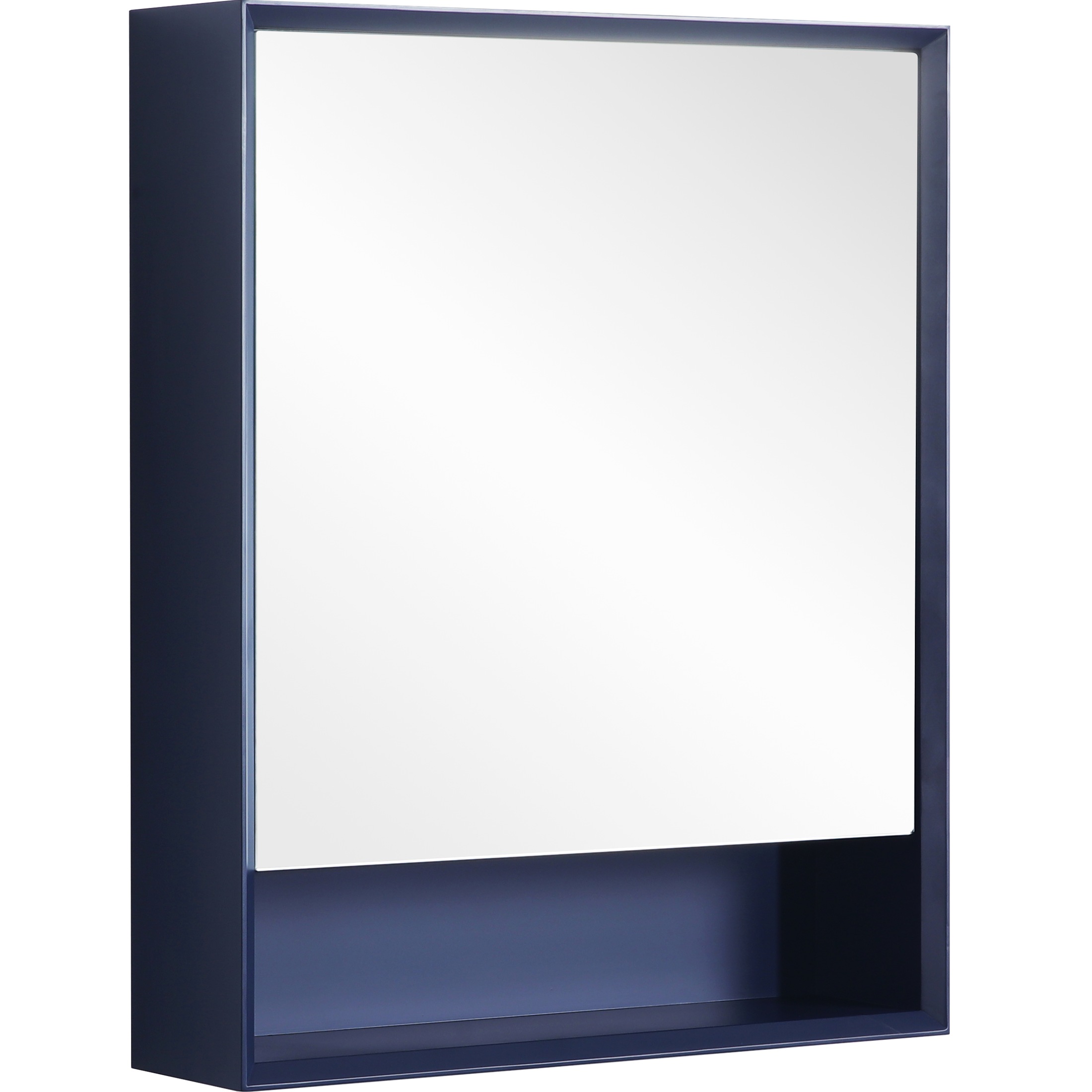 Contrast 600mm Waterproof PVC Mirror Cabinet