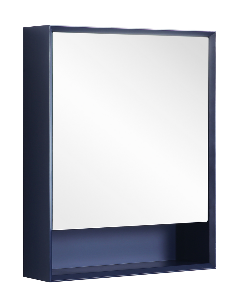 Contrast 600mm Waterproof PVC Mirror Cabinet