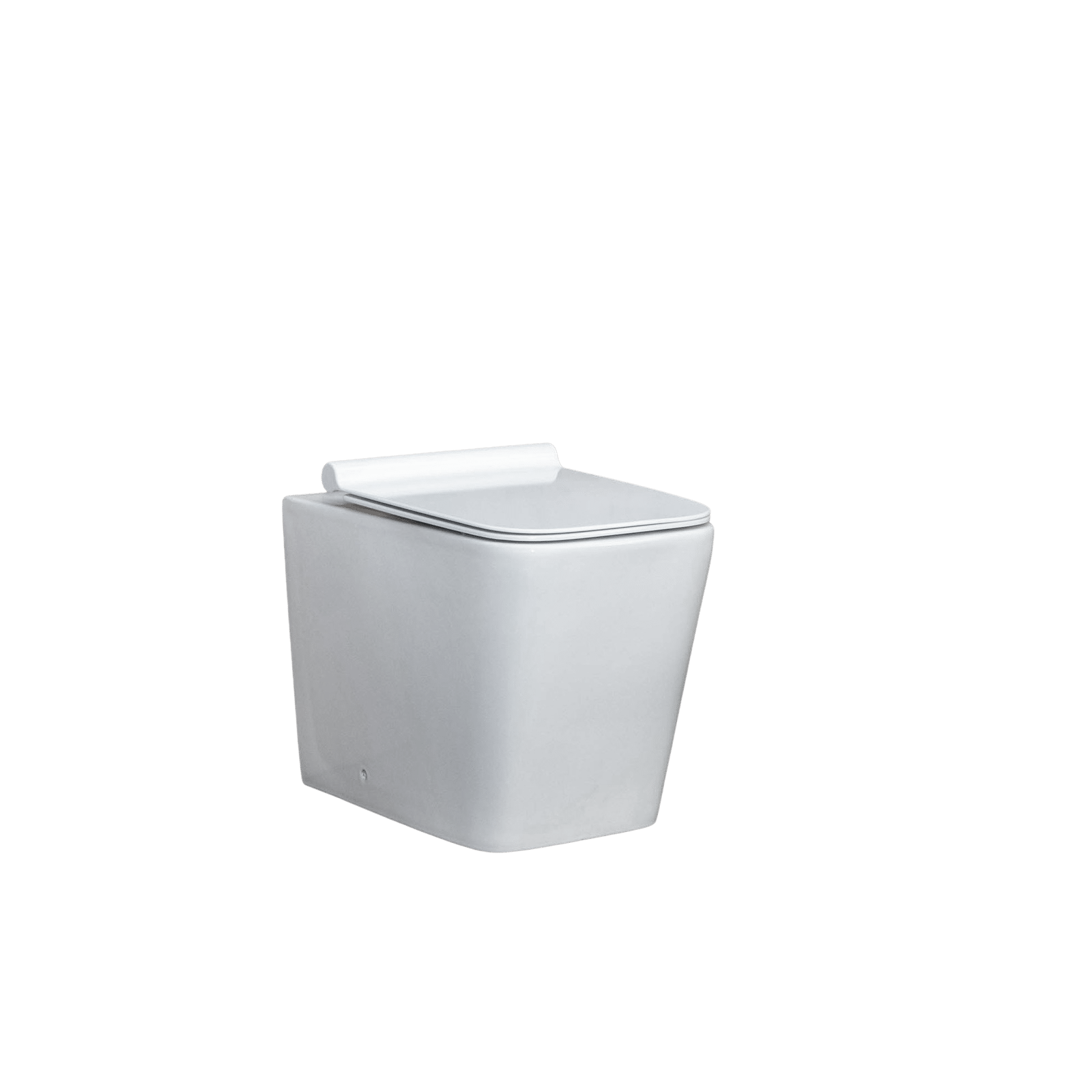Square Back to Wall Pan Rimless Flush